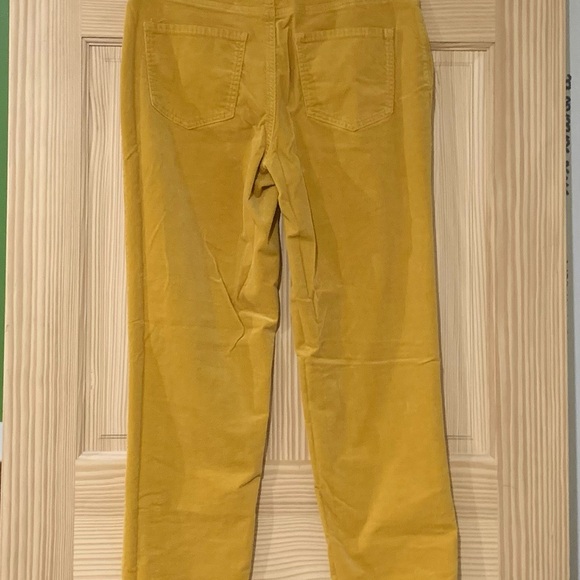 Croft & Barrow Golden Corduroy Pants - Picture 2 of 3